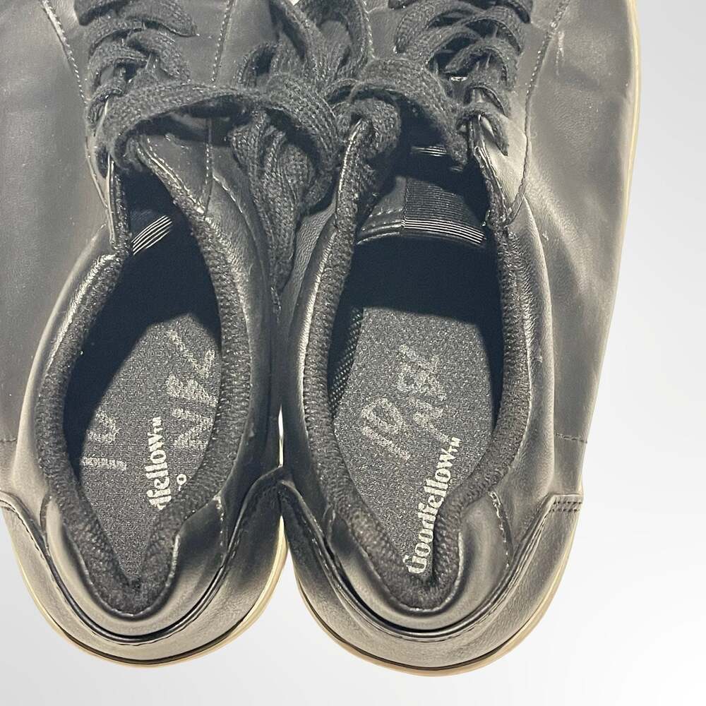 Goodfellow & Co. Men's Lace-Up Black Synthetic Leather Sneakers - Picture 5 of 6